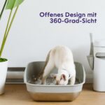 Litter Genie Platinum XXL котешка тоалетна от неръждаема стомана, сива - Image 6