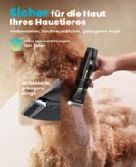 oneisall Безшумна машинка за подстригване на кучета и котки, IPX7 - Черен - Image 3
