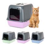 Ferplast Котешка тоалетна с капак, 36 x 47 x 35 см, Clear CAT 10