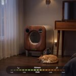 Gimars XXL 90 л Автоматична тоалетна за котки с приложение и постелка - Image 8