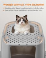 Feandrea затворена котешка тоалетна XXL с лопатка - Image 5