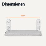 Amazon Basics Легло за котки за прозорец, сгъваемо, 61×33×22 см - Бяло и Сиво., Единен размер - Image 5