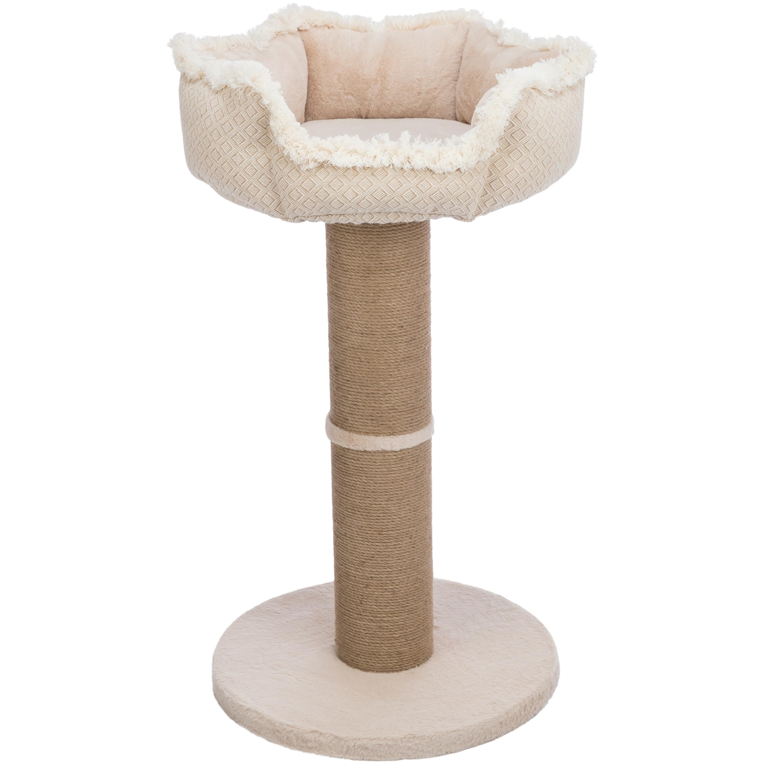 71o5DcMsjL.jpg котешка катерушка Boho, Бежов, 83 см - Image 1