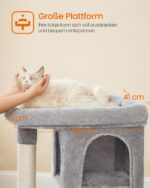 Feandrea Котешка катерушка, 79,6 см, за котки до 7 кг, 2 къщички - Image 3