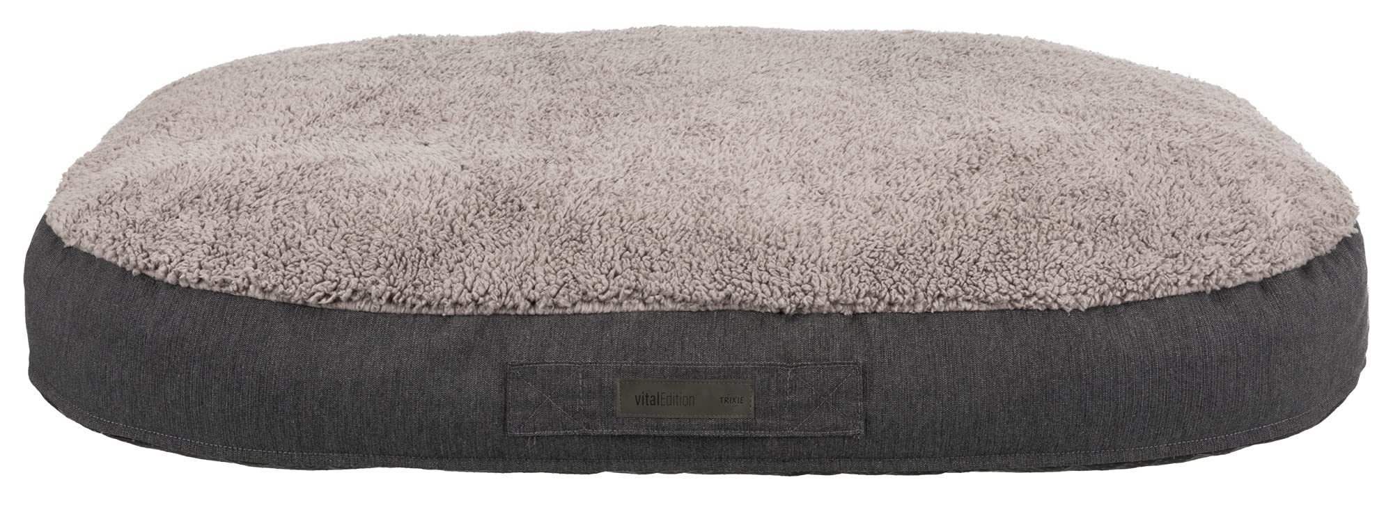 71oVtywpV7L.jpg TRIXIE ортопедична възглавница за кучета Vital Kissen Bendson, 100×70 см, тъмен/светъл сив - Image 1