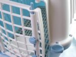 Lanco – Транспортна кутия за малки кучета и котки 47x31x32 см бяла и синя - Image 4