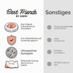 Best Friends by Sheri Успокояващо легло за кучета - Сиво - M 76 x 76 см - Image 6