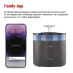 EMOS - GoSmart фонтан за котки и кучета 2,6 л с филтрационна система с App - сив - Image 5