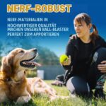 Nerf Dog Тенис топка за кучета с бластер, до 15 м, синьо - Image 4