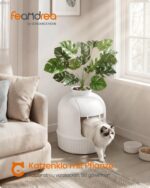 Feandrea Котешка тоалетна, затворена, с изкуствено растение - Image 2