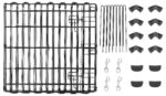 Amazon Basics Сгъваемо ограждение за кучета, метално, 61 см, черно - Image 4