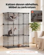 VEVOR Клетка за котки 3-етажна 71,1×35,5×104,1 см - Image 2