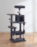 Feandrea Котешка катерушка, многоетажна, с височина 137,7 см - Image 3