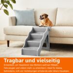 Amazon Basics сгъваеми стъпала за кучета и котки, Сиво, 60.7 x 40.9 x 50.2 см - Image 6