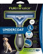 FURminator deShedding четка за премахване на подкосъм за големи късокосмести кучета, L - Image 9