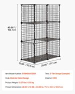 VEVOR Клетка за котки 3-етажна 71,1×35,5×104,1 см - Image 7