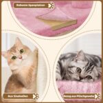 Yaheetech котешка катерушка с голяма платформа, 59 см - Image 5