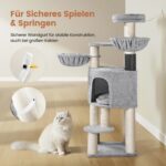 Yaheetech Котешка катерушка с дебелина 11 см, светлосиво-бежово - Image 8