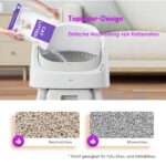 PetPivot Самопочистваща се тоалетна за котки с отворен дизайн - 12 части, L - Image 6