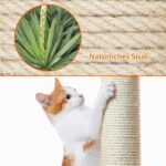 Yaheetech котешка катерушка с голяма платформа, 106 см - Image 8