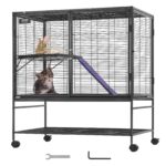 VEVOR Метална двуетажна клетка за малки животни, 92 × 58 × 100 см