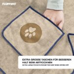 FLUFFINO Хавлия за кучета 4 броя - 2×120x70 см и 2×90x50 см - Image 3