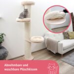 Kerbl Dolomit Tower котешка катерушка — Ø38 см, височина 187 см, бежова, 5746303 - Image 3