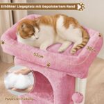 Yaheetech котешка катерушка с голяма платформа, 59 см - Image 7