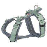TRIXIE Нагръдник Trekking, M: 53–64 см, 20 мм, Салвеи/Графит - салвия/графит, M: 53–64 см/20 мм