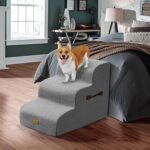 Gimars стълба за кучета с 3 стъпки, 40 см, антихлъзгаща, с калъф - Image 7
