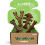 Benebone Играчка за кучета M 4 броя за кучета, които дъвчат интензивно до 27 кг