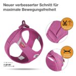 curli Clasp Air-Mesh нагръдник — фуксия, XS - Image 2
