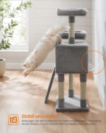Feandrea компактна котешка катерушка с драскалка и платформи - Image 6