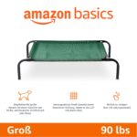 Amazon Basics Охлаждащо повдигнато легло за кучета, зелено, размер L, 130×80×19 см - Image 2
