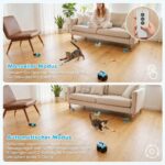 PawHut Интерактивна играчка за котки електрическа - Черен, 14,8Л x 11,7Ш x 10В см - Image 3