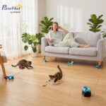 PawHut Интерактивна играчка за котки електрическа - Черен, 14,8Л x 11,7Ш x 10В см - Image 2