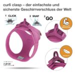 curli Clasp Air-Mesh нагръдник — фуксия, XS - Image 3