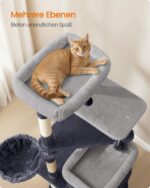 Feandrea котешка катерушка с 3 платформи и къщичка, висока 150 см - Image 4