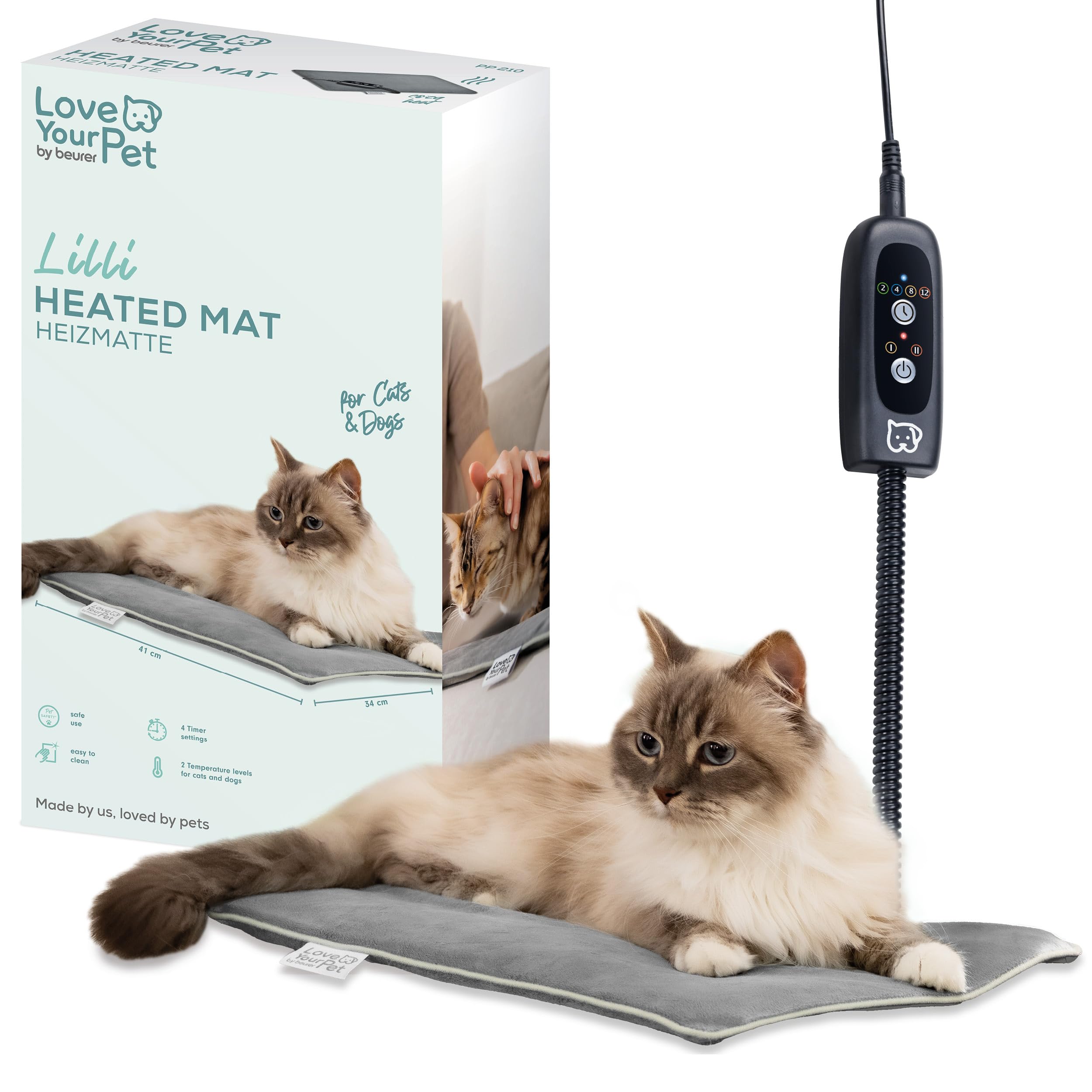 81WK9Jsd15L.jpg Beurer Love Your Pet отопляема постелка - Image 1