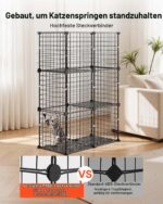 VEVOR Клетка за котки 3-етажна 71,1×35,5×104,1 см - Image 3