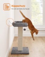 Feandrea драскалка с платформа, височина 71 см, диаметър на колоната 10 см - Image 9