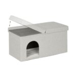 Relaxdays сгъваема котешка къщичка с пейка - Image 6