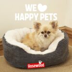 Rosewood Легло за кучета Jumbo Cord 63 x 53 x 15 см Овално с Плюш - Image 2