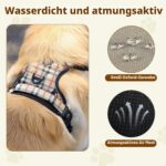Furryfection Нагръдник против дърпане, отразяващ, Мока, размер M - Image 3