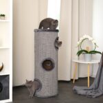 lionto котешка кула за драскане от сизал с играчка - Image 2
