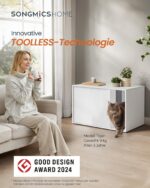SONGMICS HOME шкаф за котешка тоалетна с бърз монтаж - Image 3