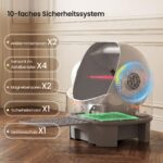 Elektrische котешка тоалетна с управление чрез приложение, 15 дни за много котки - Image 2