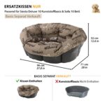 Ferplast Cuscino SOFA' 10 за кучета, 96 x 71 x 32 см, кафяв - Image 2
