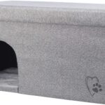 TRIXIE Котешко легло Kimy, 72 x 40 x 40 см, светлосиво - 72.5 x 40.5 см