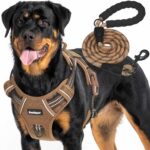 Beebiepet Тактически нагръдник за големи кучета, регулируем, светлоотразителен